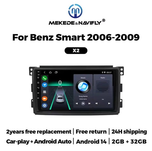 Radio din per smart 451 - 9",