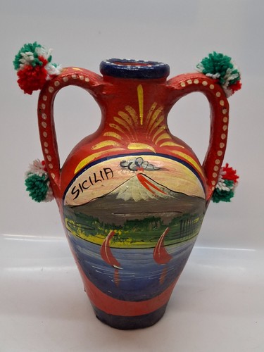 Anfora siciliana terracotta - anfora,