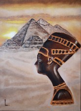 Nefertiti Dipinto Olio