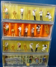 Preiser models Germania scala HO 1/87 19 figurine di aiuto ristorante++ come nuove fuori produzione