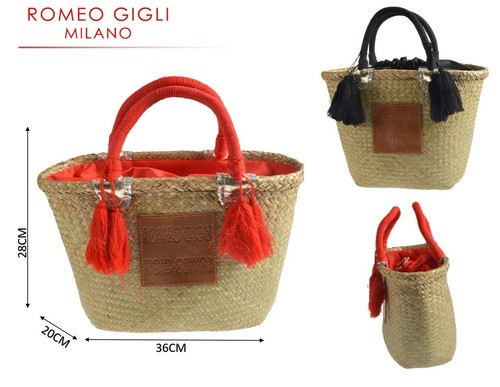 Borsa mare donna - cesto, in