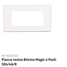 Bticino 504 4a r  magic placca