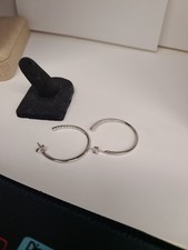 Orecchini a cerchio Diamonique