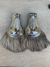 REI Umberto I° / VE III° , Spalline da Sottotenente di Cavalleria o RR.CC.