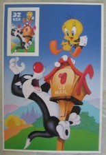 USA 1998  32c Sylvester & Tweety #3204c Nuovo senza linguella originale