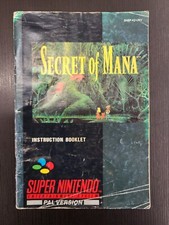 NOTICE SEULE Secret of mana SNES UKV