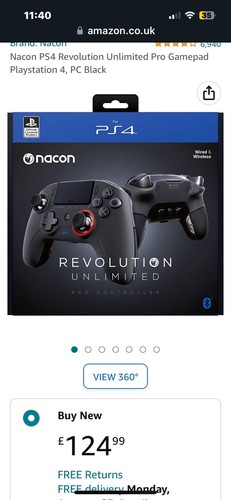 Controller ps4 unlimited nacon - controller,