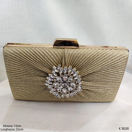 Pochette donna dorata elegante - pochette,