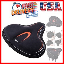 Wide Gel Bike Seat Cover for