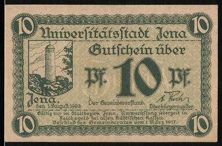 Notgeld jena 1920 - jena,, 1920,