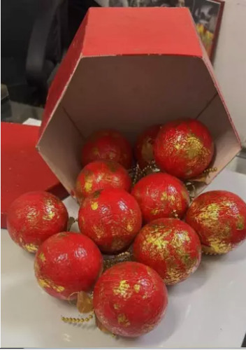 Palle natale con - palle, di