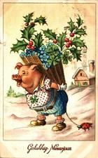 MAIALINI, PORCELETS, PIGLETS - Quadrifoglio, Cloverleaf - Coccinella - VG - #043