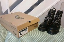Dr Martens Collier stivali doppio lacci suola quad nuovi con scatola UK 7 