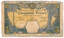 Banconota FRANCESE AFRICA