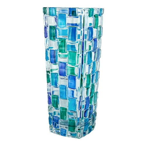 Vaso vetro murano verde - murano,