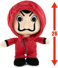 CASA DI CARTA Peluche 26 cm Serie Tv Pupazzo Vestiti Originali La Casa de Papel