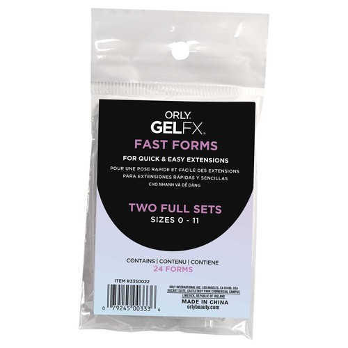 Orly fast forms 24 pezzi - forms,
