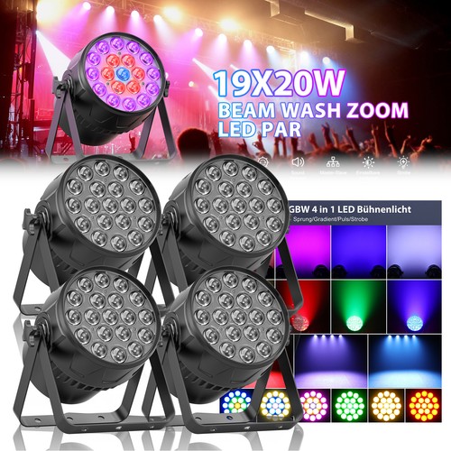 380 rgbw 19 led par - 4, pz