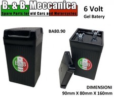 BATTERIA BA80.90 NERA 6 VOLT