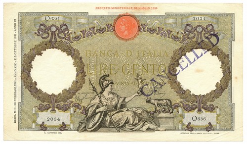 100 lire capranesi aquila - 100,