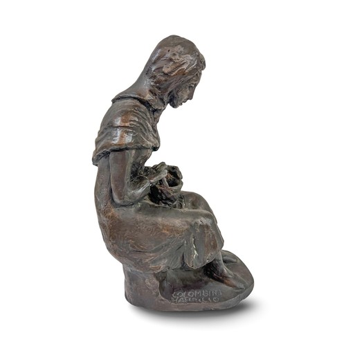 Statua seduta maurilio - statua,