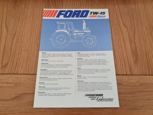 Scheda tecnica trattore ford - scheda,