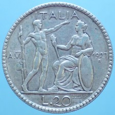 VITTORIO EMANUELE III 20 LIRE
