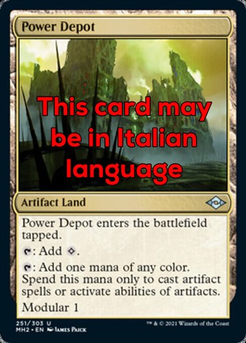 Mtg power depot foil - mtg, exc