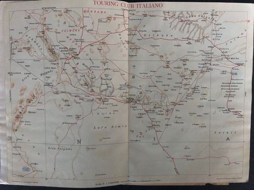Touring club italiano - touring, mappa