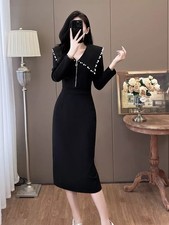 Tubino Nero Elegante Con