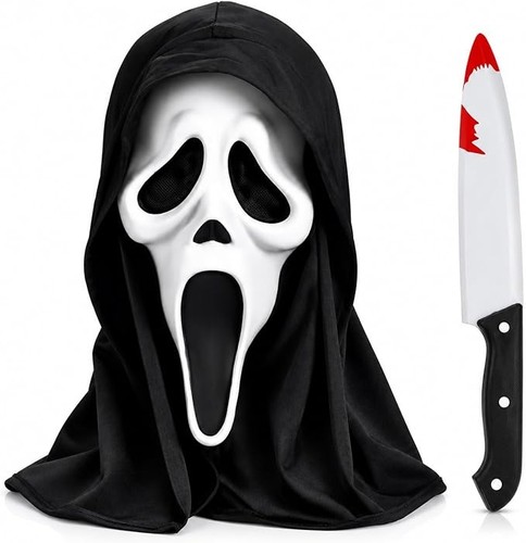 Maschera ghostface scream con - maschera,