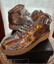 Nike Lunar Air Force 1 Mid SP Silver US10 UK9 EU44 * Used VNDS*