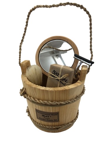Set bagno toilette legno - set,