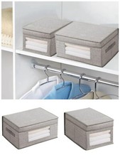 Scatola Salvaspazio Portatutto con Coperchio  Contenitore pieghevole 4 Misure