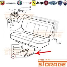 FIAT CINQUECENTO SEICENTO TIRANTE SEDILE POSTERIORE NUOVO ORIGINALE 124729080