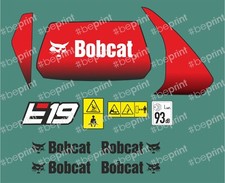 KIT ADESIVI Bobcat E19 Mini