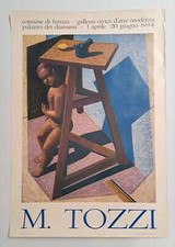 Manifesto della mostra di Mario Tozzi, 1984