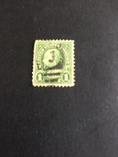 UNITED STATES POSTAGE 1 CENT. FRANKLIN VERDE USATO