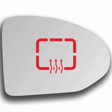 Vetro Specchio Retrovisore Destro Lato Passeggero Riscaldato per BMW Serie 3 E46 AC Intaglio