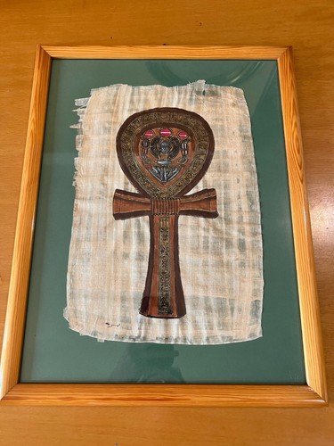 Quadro ankh vita papiro - quadro,