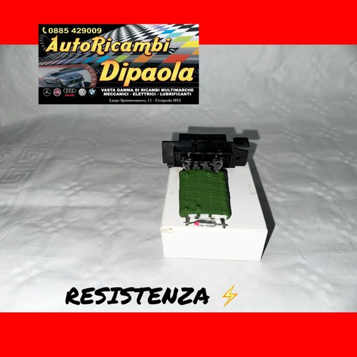 Resistenza ventola abitacolo - resistenza,
