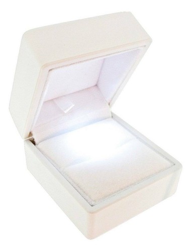 Scatola anelli con luce - con,
