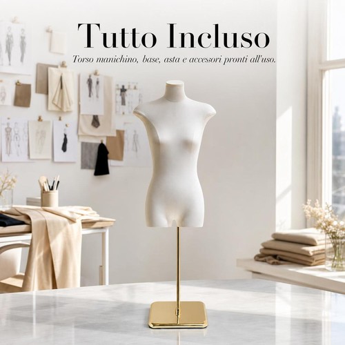 Manichino donna per sartoria - manichino,