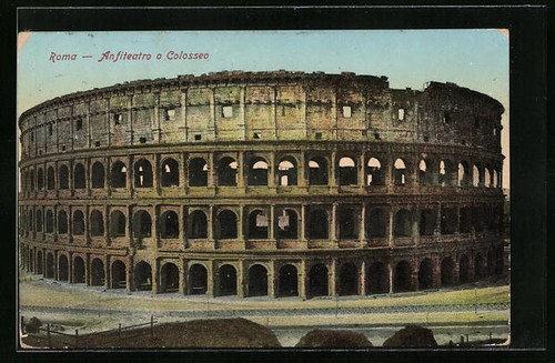 Roma anfiteatro colosseo - anfiteatro,