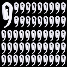 ® Confezione Da 100 Ganci per Tende Pieghettati a Matita, in Plastica, per Tende