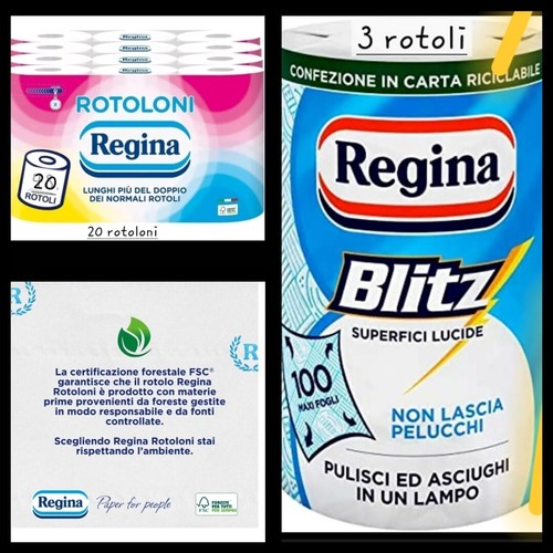 Carta igienica regina - carta, rotoloni