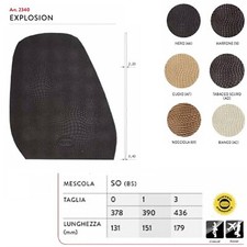 Mezza suola gomma Vibram