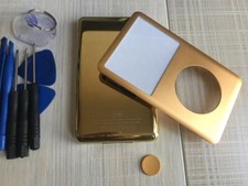 Faceplate anteriore ORO + custodia posteriore cover + pulsante iPod Classic 7° 160gb 