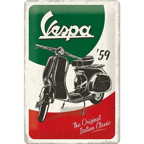 Insegna latta vespa - insegna, scooter
