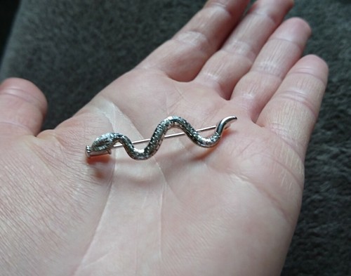 Spilla argento 925 serpente - 925,